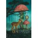 Panneau Jersey Forêt enchantée Stenzo champignon animaux enfant couture