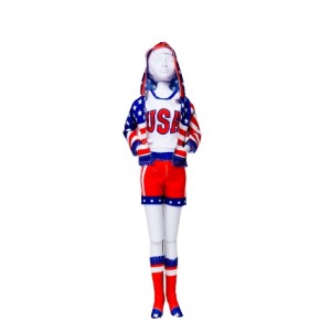 Kit Dress your Doll Sporty Stars Stripes poupée barbie couture fille 