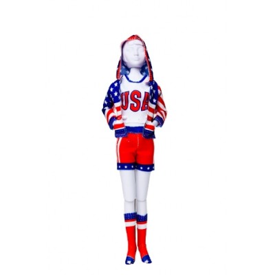 Kit Dress your Doll Sporty Stars Stripes poupée barbie couture fille 