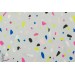 Popeline Terrazo grey cotton Steel graphique gris couleur coton 