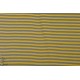 Jersey raye Sonnengel / dunkel blau lillestoff bio bleu jaune