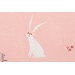 Popeline lapins rose SRR749 PINK Dear Stella SRR749 - aniamux couture fille plaid patch
