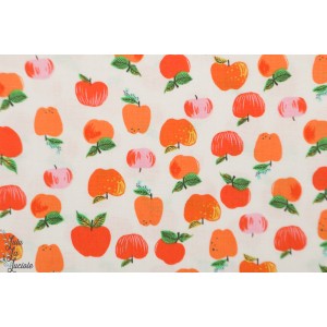 Popeline kinder Windham pommes orange