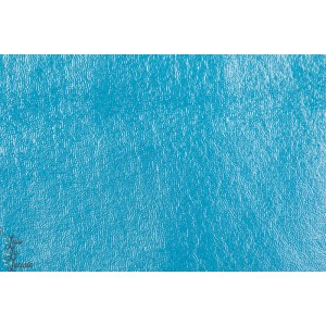 Tissu bio  Imperméable Jersey Bleu Lillestoff.