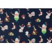Coton Oxford Serious Animal Kokka popeline coton ours fête animaux cirque 