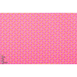 Popeline Petit Pan Citrus rose