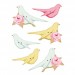 Bouton Tilda oiseaux Kitchen garden