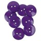 Boutons 22mm Violet - 9Pc