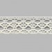 Dentelle coton blance 1.2cm 