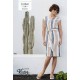 Popeline Bio Stripes Blanche About Blue Fabric rayure mode femme maison victor 