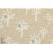 Tissu japonais Arbre sur fond Beige par Kokka