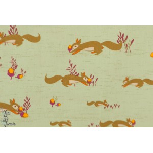 Popeline AGF Squirrels At Play from Autumn vibes