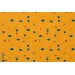 Tissu popeline Prehistoric kombi Katia Fabrics jaune moutarde graphique 