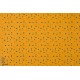 Tissu popeline Prehistoric kombi Katia Fabrics jaune moutarde graphique 
