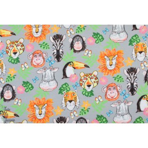 Sweat Exotic Animals Digital animaux jungle coloré enfant 