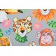 Sweat Exotic Animals Digital animaux jungle coloré enfant 