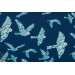 Viscose Rayon Dashwood 1457 - oiseaux bleu graphique mode femme robe blouse