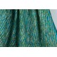 batik Iguana/Silver (P2058) Hoffman graphique métallique artisanal vert 