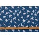 Popeline Dear Stella No Poroblama Deutch 1045 grpahique animaux bleu fleur bébé layette