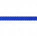 Elastique Préplié cobalt à pois 16mm 30201 au mètre culote lingerie belle 