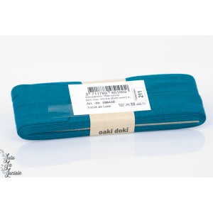 Biais jersey de Luxe 211 pétrole