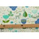 popeline Cotton Steel Mori No Tomodachi lemon animaux forêt 