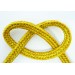 Cordon plat chiné couleur jaune hoodie blouson teddy manteau capuche 