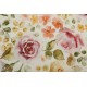 Popeline Family Fabrics English Garden rose retro fleur vintage 