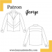 Patron top george couture louis et antoinette pochette femme mode 