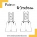 Patron Louis et Antoinette Mirabeau couture short femme pochette