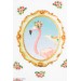 jersey Bio médaillon flamand rose mode fashion tissu couture stenzo