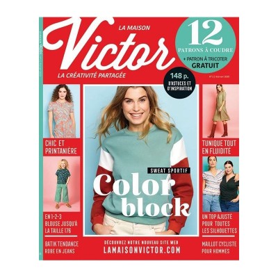Magazine Maison Victor 02-2020 mars avril tricot coutute mode famille