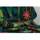 Viscose Tropical Turquoise Atelier Jupe mode femme tropique été 