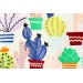 Popeline cactus - June bug Alexander Henry Fabrics design art peinture 