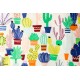 Popeline cactus - June bug Alexander Henry Fabrics design art peinture 