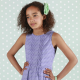 popeline, coton bio, Soft Cactus Little Wings - M - Violet - R