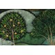 Half Panama Prémium Arrbres nature campagne canvas toile 