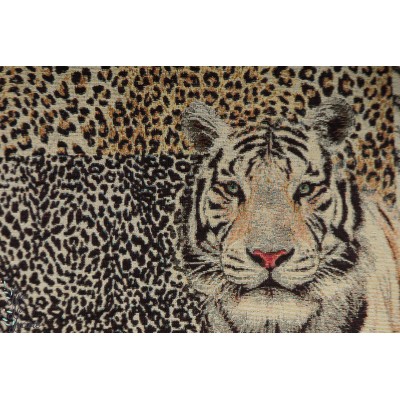Canvas Gobelin Premium Afrique tigre pelage peau graphique ameublement 
