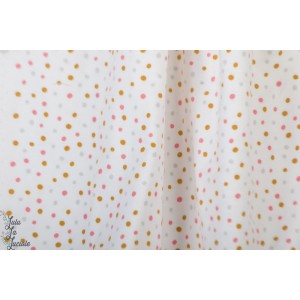 Flanelle Clouod9 Confetti pink Gold