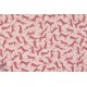 tissu coton Popeline CHEETAH en rose guépard inprint Jane MAKOWER coouture femme 