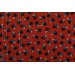 Viscose Paint Rouge et Lurex