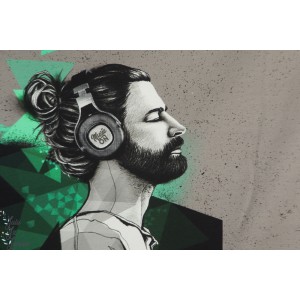 Panneau  Sweat Music on