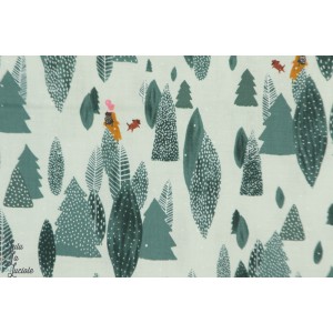 Popelone Girls Club Cotton Steel hiver sapin forêt