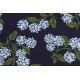 Jersey Cotton Stell Meadow Hydrange riffle paper co bleu fleur 