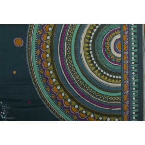 Batiste Bio Savannah bordure  From Grasslands by Sarah Watson Cloud9