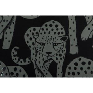 Jersey Bio PaaPii Cheetah dark grey Black