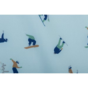 Softshell Snowborn Bleu