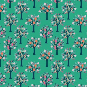 Tissu Popeline TulumTrees Katia fabric