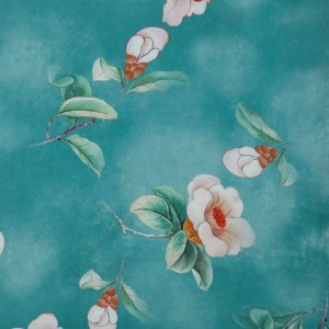 Viscose Radiance digital bleu