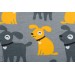 Jersey bio Sesse Chien - grey - sun - dark grey
